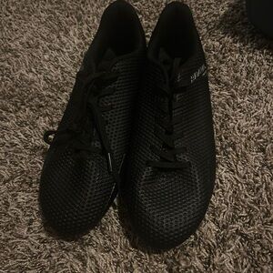 Black Brave soccer cleats